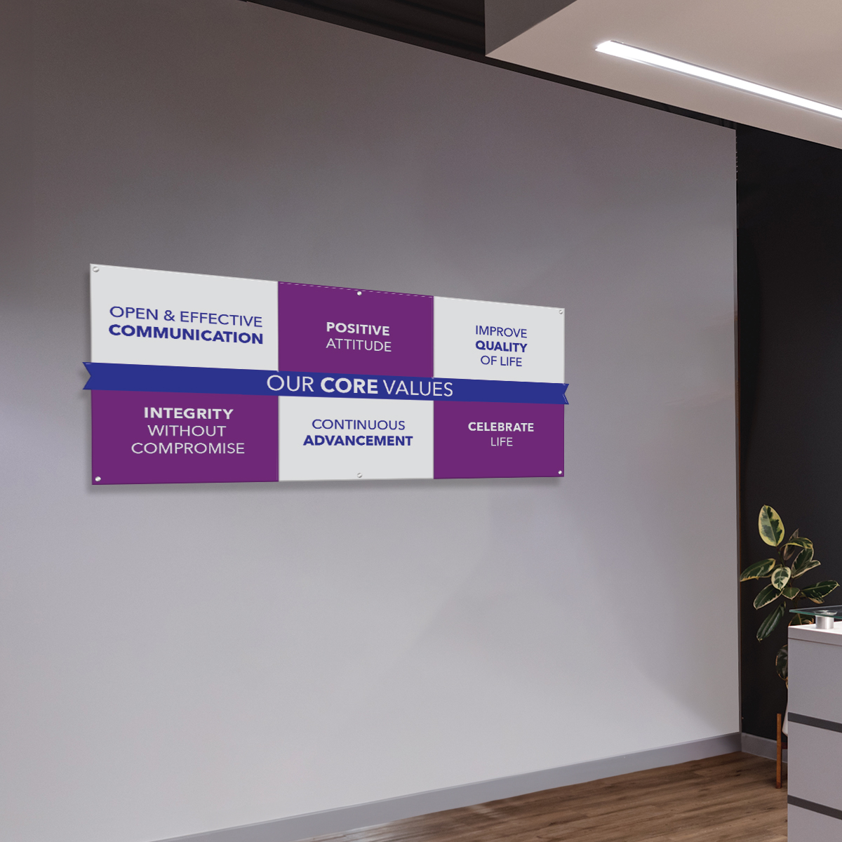 Core Values Sign